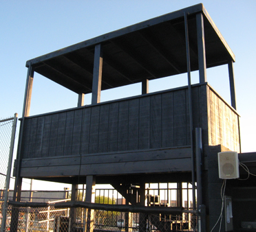 falcon field press box